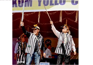 The Governor of Arunachal Pradesh, Shri JP Rajkhowa graced the Nyokum Yullo festival of the Nyishi Community also seen  Guest og Honour Shri. Kumar Waii, Arunachal Pradesh Member of Legislative Assembly at Nyokum Lapang Ground, Itanagar on 26th February 2016.